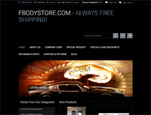 Tablet Screenshot of fbodystore.com